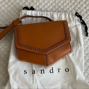 Sandro Lou braided Mm bag